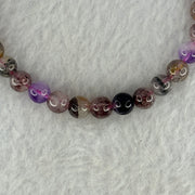 Natural Super 7 Beads Bracelet 10.46g 16.5cm 6.3mm 31 Beads - Huangs Jadeite and Jewelry Pte Ltd