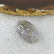 Type A Jelly Deep Lavender with Brown Jadeite Pixiu Pendent A货深紫色带棕色翡翠貔貅牌 8.84g 24.7 by 16.9 by 11.1 mm - Huangs Jadeite and Jewelry Pte Ltd