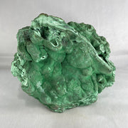 Natural Malachite with Wooden Stand Display 6,768.1g 210.0 by 150.0 by 200.0mm - Huangs Jadeite and Jewelry Pte Ltd