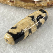 Natural Powerful Tibetan Old Oily Agate Dzi Bead Heavenly Master (Tian Zhu) 天珠 8.88g 38.2 by 12.3mm - Huangs Jadeite and Jewelry Pte Ltd