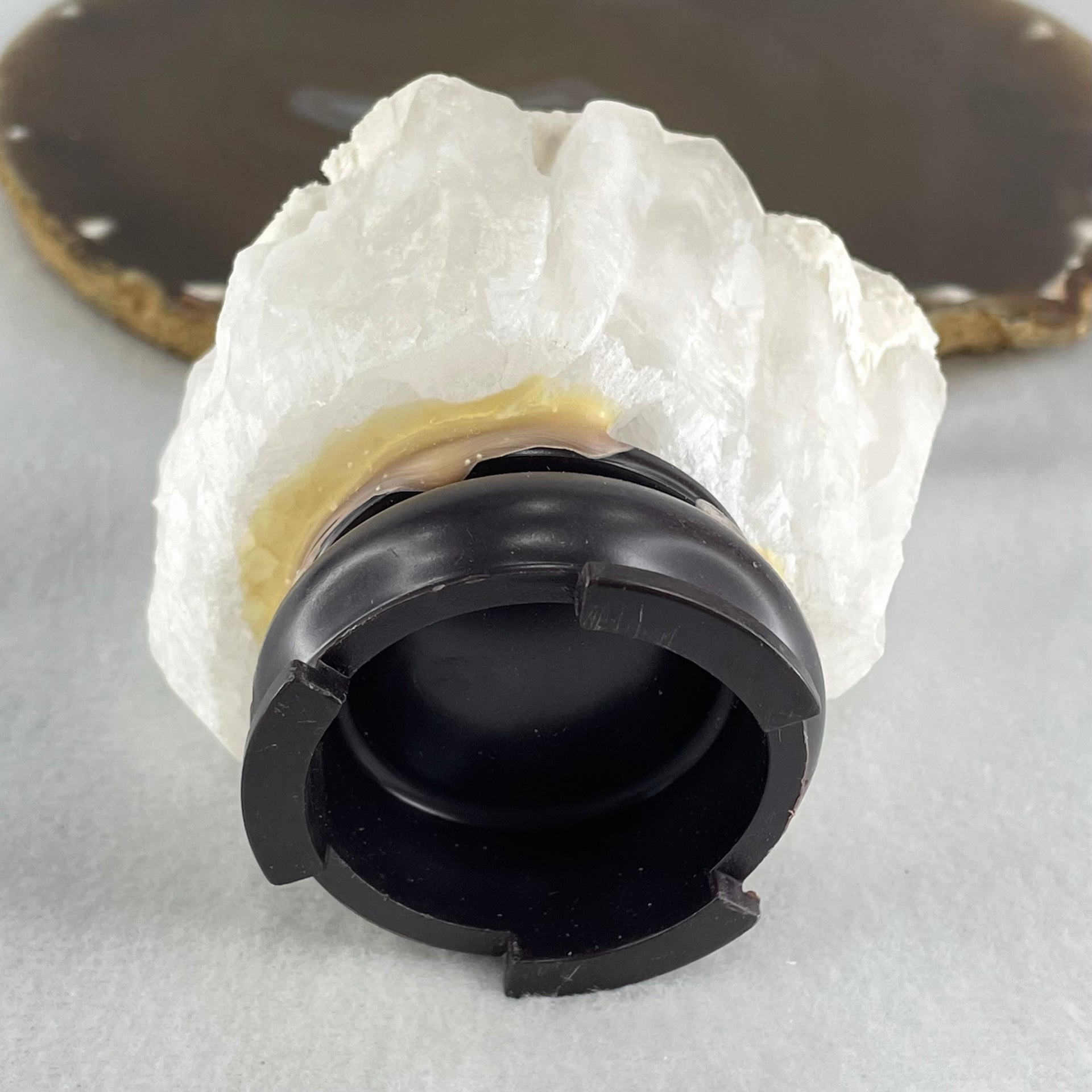 Natural Milky White Quartz Display 334.86g 77.4 by 59.0 by 87.7mm - Huangs Jadeite and Jewelry Pte Ltd