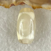 Natural Powerful Tibetan Old Oily Agate 3 Eyes Dzi Bead Heavenly Master (Tian Zhu) 三眼天诛 2.92g 19.3 by 10.2mm - Huangs Jadeite and Jewelry Pte Ltd