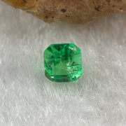 Natural Colombia Green Emerald (Beryl) Cut-Cornered Rectangular step cut 0.53ct 5.1 by 4.5 by 3.7mm - Huangs Jadeite and Jewelry Pte Ltd