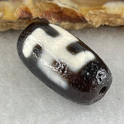 Natural Powerful Tibetan Old Oily Agate 1 Eye With Swastika Dzi Bead (Hotu Dzi) 3.46g 19.5 by  10.7mm - Huangs Jadeite and Jewelry Pte Ltd