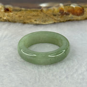 Type A Green Jadeite Ring 3.76g 6.0 by 3.7mm US7 HK15.5 (Very Slight External Rough) - Huangs Jadeite and Jewelry Pte Ltd