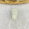 Type A Lights Lavender Pea Pod Jadeite 2.08g 10.9 by 20.8 by 5.8mm - Huangs Jadeite and Jewelry Pte Ltd
