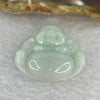 Type A Green Lavender Jadeite Milo Buddha Pendant 8.64g 32.8 by 29.4 by 6.2mm - Huangs Jadeite and Jewelry Pte Ltd