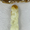 Natural White and Brown Nephrite Pixiu Mini Display 45.00g 99.1 by 21.3 by 17.5mm - Huangs Jadeite and Jewelry Pte Ltd