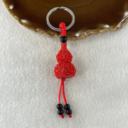 Red Clay Hulu Charm 14.748g 36.5 by 21.6mm - Huangs Jadeite and Jewelry Pte Ltd
