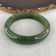 Certified Type A Green Jade Jadeite Bangle 274.22ct 54.84g Inner Diameter 58.05mm Thickness 13.3 by 7.8mm (Perfect) with NGI Cert - Huangs Jadeite and Jewelry Pte Ltd
