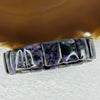 Natural Charoite Bracelet 46.23g 16.5cm 16.2 by 12.3 by 6.9mm 16 pcs - Huangs Jadeite and Jewelry Pte Ltd