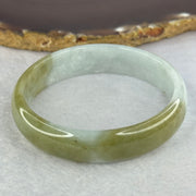 Type A Light Lavender with Brownish Green Patches 57.92g Inner Diameter 57.4mm 13.6 by 13.6 by 5.6mm - Huangs Jadeite and Jewelry Pte Ltd