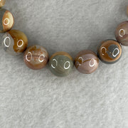 Certified Natural Alashan Agate Pink Beads Bracelet 30.49g 16.5cm 11.1mm 19Beads - Huangs Jadeite and Jewelry Pte Ltd