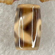 Natural Powerful Tibetan Old Oily Agate Patina Guiren Tairen Human Dzi Bead Totem Amulet Heavenly Master (Tian Zhu) 贵人天诛 4.82g 19.8 by 11.8mm - Huangs Jadeite and Jewelry Pte Ltd