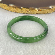 Type A Green Jadeite Baby Bangle Internal Diameter 44.5mm 14.69g 7.3 by 4.9mm (Internal Lines) - Huangs Jadeite and Jewelry Pte Ltd