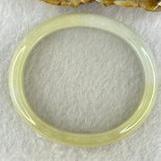 Type A Yellowish Green and Lavender Jadeite Bangle Internal Diameter 41.52g 55.1mm 12.8 by 6.8mm - Huangs Jadeite and Jewelry Pte Ltd