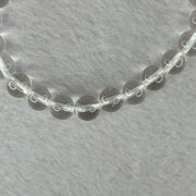 Natural Clear Quartz Bracelet 天然白水晶手链 18.81g 16.5cm 8.4mm 24 Beads - Huangs Jadeite and Jewelry Pte Ltd
