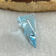 Natural Sky Blue Topaz Trillion Shape 10.32ct 21.3 by 12.4 by 7.9mm - Huangs Jadeite and Jewelry Pte Ltd