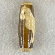 Natural Powerful Tibetan Old Oily Agate Dog Dzi Bead Heavenly Master (Tian Zhu) 狗天珠 9.77g 38.6 by 12.7mm - Huangs Jadeite and Jewelry Pte Ltd