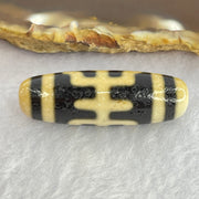 Natural Powerful Tibetan Old Oily Agate Patina Guiren Tairen Human Dzi Bead Totem Amulet Heavenly Master (Tian Zhu) 贵人天诛 9.72g 38.5 by 12.8mm - Huangs Jadeite and Jewelry Pte Ltd