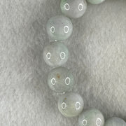 Type A Light Green with Slight Light Lavender Jadeite Beads Bracelet 48.08g 15cm 12.2mm 16 Beads - Huangs Jadeite and Jewelry Pte Ltd