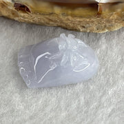 Natural Type A Lavender Jadeite Spider on Foot Charm Pendant 3.02g 18.4 by 12.5 by 8.9mm - Huangs Jadeite and Jewelry Pte Ltd