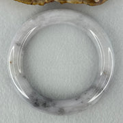 Type A Faint Lavender with Wuji Grey Jadeite Bangle Internal Diameter 54.6mm 69.56g 11.6 by 11.3mm (Very Slight Internal Line) - Huangs Jadeite and Jewelry Pte Ltd