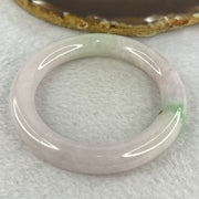 Type A Light Lavender With Green Patches and Red Spot 65.98g Internal Diameter 54.8mm 11.5 by 10.8 (External Line) - Huangs Jadeite and Jewelry Pte Ltd