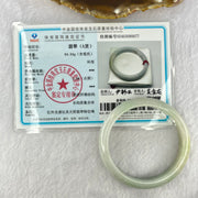 Type A Lavender and Green with Reddish Yellow Jadeite Bangle Internal Diameter 54.7mm 43.06g 12.0 by 7.6mm (Very Slight External Rough) - Huangs Jadeite and Jewelry Pte Ltd