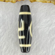 Natural Powerful Tibetan Old Oily Agate 1 Eye With Swastika Dzi Bead (Hotu Dzi) 7.43g 38.2 by 11.6mm - Huangs Jadeite and Jewelry Pte Ltd