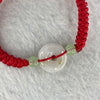 Type A Faint Lavender Jadeite Ping An Kou Donut Anklet/Bracelet 5.09g 14.2 by 5.8mm - Huangs Jadeite and Jewelry Pte Ltd