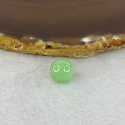 Type A Apple Green Jadeite Bead for Bracelet/Necklace/Earrings/ Ring 2.46g 11.4mm - Huangs Jadeite and Jewelry Pte Ltd