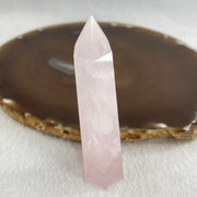 Natural Rose Quartz Tower Display 49.32g 79.1 by 23.9 by 16.3mm - Huangs Jadeite and Jewelry Pte Ltd