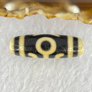 Natural Powerful Tibetan Old Oily Agate Patina Guiren Tairen Human Dzi Bead Totem Amulet Heavenly Master (Tian Zhu) 贵人天诛 9.72g 38.5 by 12.8mm - Huangs Jadeite and Jewelry Pte Ltd