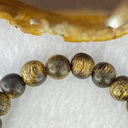 Natural Wild Vietnam Lu Qi Nan Agarwood Beads Bracelet 天然野生越南鹿其南沉香珠手镯 6.70g 16.5cm 9.0mm 25 Beads - Huangs Jadeite and Jewelry Pte Ltd