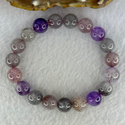 Natural Super 7 Beads Bracelet 32.42g 17.5cm 10.8mm 19 Beads - Huangs Jadeite and Jewelry Pte Ltd