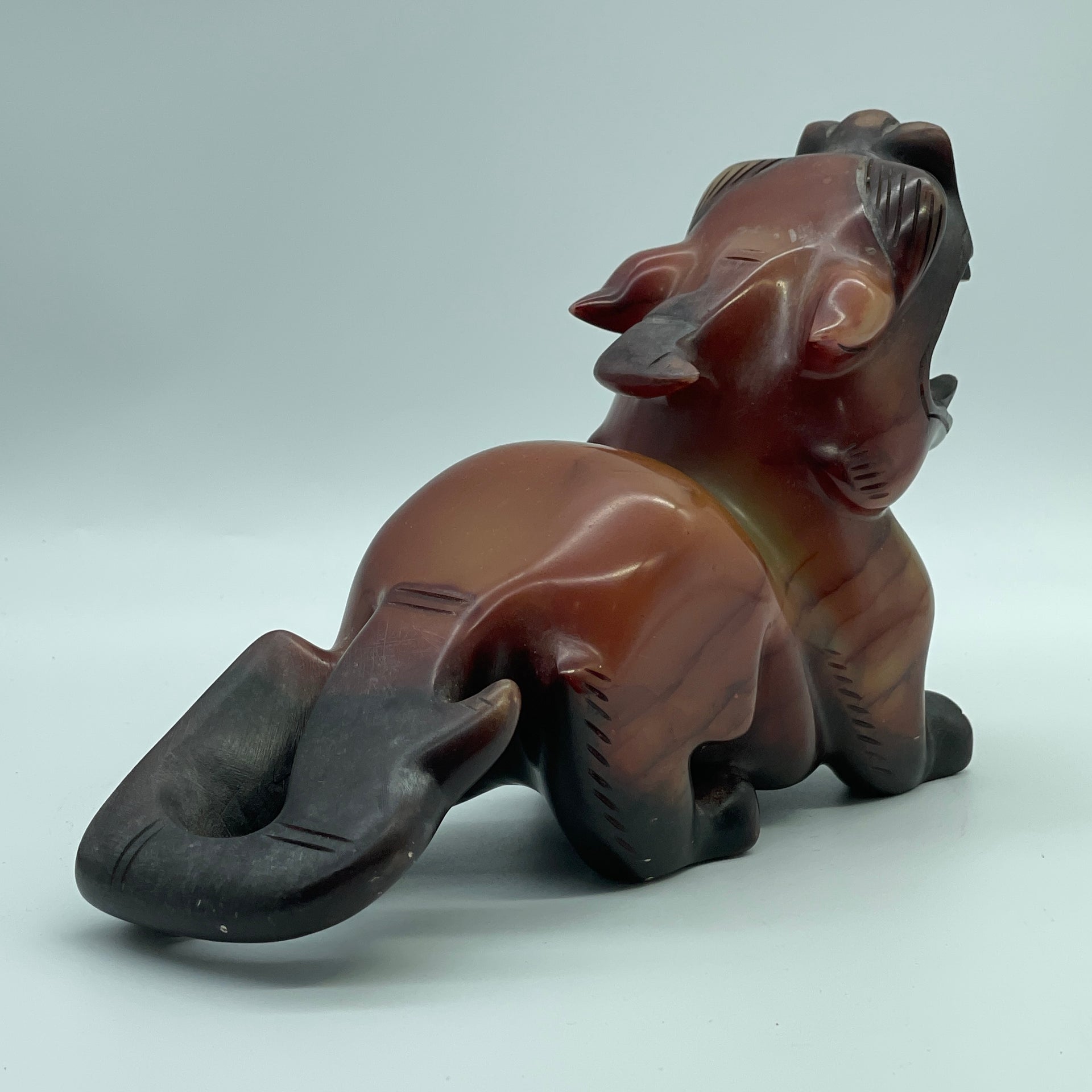 Old Jade (Guyu) Pixiu Display 2,005.3g 205.0 by 72.2 by 140.0mm - Huangs Jadeite and Jewelry Pte Ltd