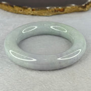 Type A Lavender Green Jadeite Bangle Internal Diameter 54.2mm 109.81g 14.8 by 74.4mm (Very Fine Internal Line) - Huangs Jadeite and Jewelry Pte Ltd