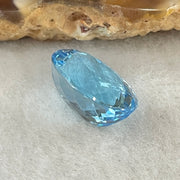 Natural Sky Blue Topaz Oval Shape 9.55ct 13.8 by 10.6 by 8.0mm - Huangs Jadeite and Jewelry Pte Ltd