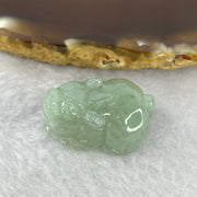 Type A Jelly Light Green Jadeite Pixiu Pendent A货浅绿色翡翠貔貅牌 9.08g 24.0 by 16.8 by 12.2 mm - Huangs Jadeite and Jewelry Pte Ltd