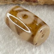 Natural Powerful Tibetan Old Oily Agate Patina Guiren Tairen Human Dzi Bead Totem Amulet Heavenly Master (Tian Zhu) 贵人天诛 4.63g 19.5 by 11.7mm - Huangs Jadeite and Jewelry Pte Ltd
