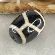 Natural Powerful Tibetan Old Oily Agate Turtle or Tortoise Shell Bead Heavenly Master (Tian Zhu) 龟壳天珠 4.74g 17.7 by 13.1mm - Huangs Jadeite and Jewelry Pte Ltd