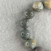 Natural Alashan Agate Pastels Pink Beads with Cat Charm Bracelet 29.60g 15.5cm 10.8mm 17Beads - Huangs Jadeite and Jewelry Pte Ltd