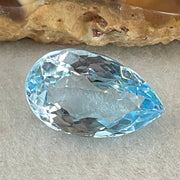 Natural Sky Blue Topaz Teardrop Shape 9.30ct 16.2 by 9.9 by 7.4mm - Huangs Jadeite and Jewelry Pte Ltd