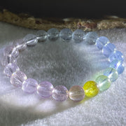 Very Very High Grade Transparent Natural Morganite Beryl Beads Bracelet 20.07g 15.5cm 8.8mm 22 Beads - Huangs Jadeite and Jewelry Pte Ltd