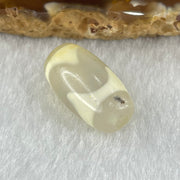 Natural Powerful Tibetan Old Oily Agate Tiger Tooth Daluo Dzi Bead Heavenly Master (Tian Zhu) 虎呀天诛 3.17g 20.0 by 10.4mm - Huangs Jadeite and Jewelry Pte Ltd