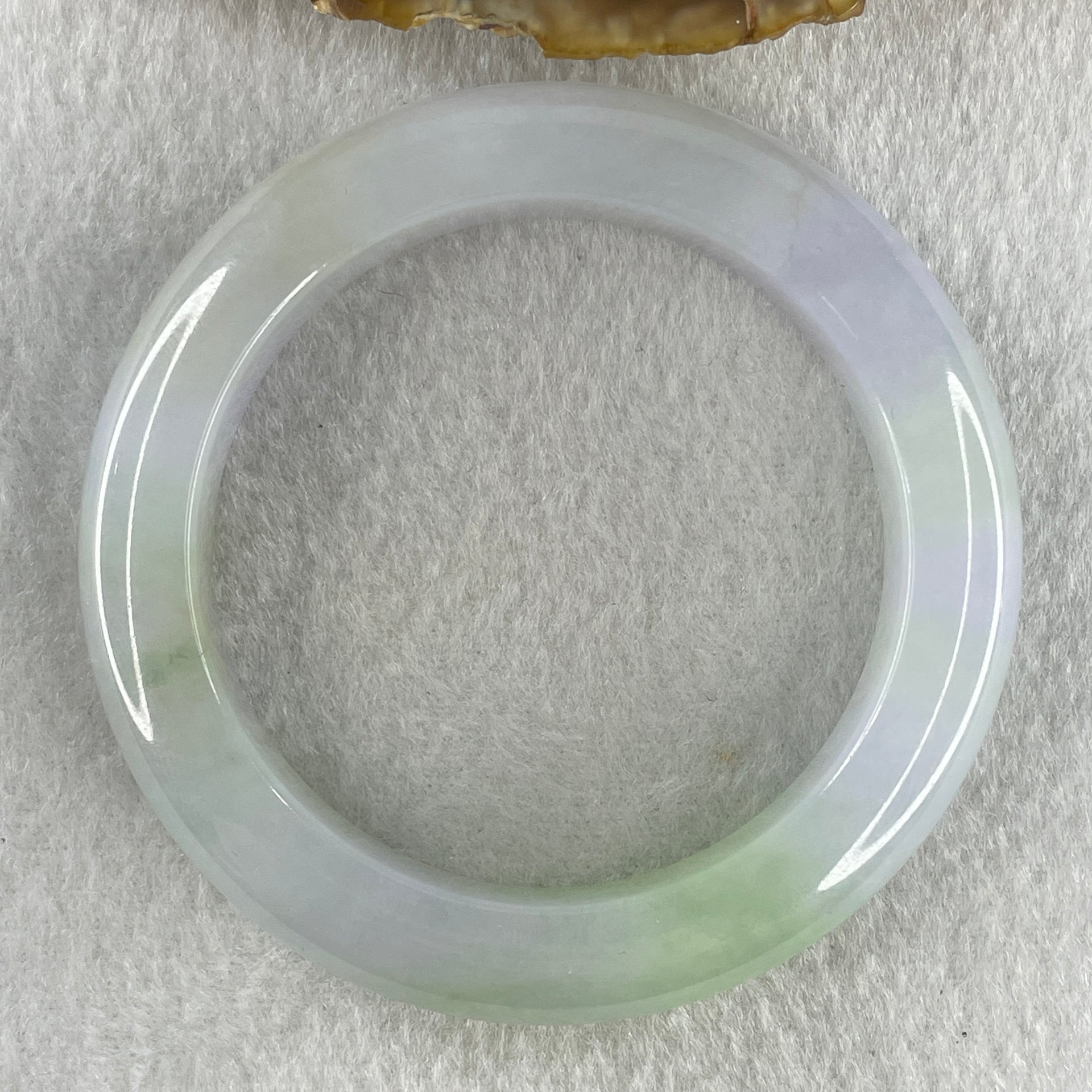 Natural Type A Jelly Lavender with Green Jadeite Bangle 57.88g Inner Diameter 51.3mm 11.4 by 10.5mm (Close to Perfect) - Huangs Jadeite and Jewelry Pte Ltd