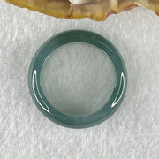 Type A Icy Blueish Green Jadeite Ring 4.13g 6.9 by 3.6mm US7.7 HK16.8 (Perfect) - Huangs Jadeite and Jewelry Pte Ltd