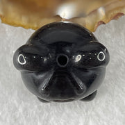 Black Obsidian Labubu Charm Display 14.90g 29.3 by 21.9 by 19.1mm - Huangs Jadeite and Jewelry Pte Ltd