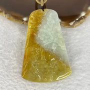 Type A 4 Colours Yellow Green Lavender Red Jadeite Good VS Evil Shan Shui 一念之间 Pendant 34.98g 68.2 by 45.0 by 6.5mm - Huangs Jadeite and Jewelry Pte Ltd